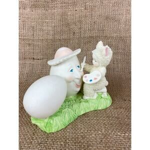 Department 56 Snowbunnies Put on a Happy Face Easter Egg Painting Rabbit